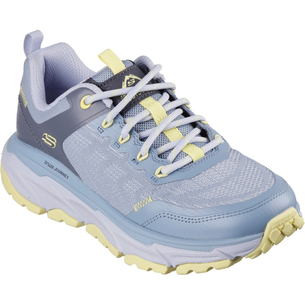 Skechers (Blue, 7 (Adults')) D'lux Journey Marigold Synthetic Women's Blue/Yellow Hiking Boots