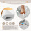 (Light Grey) YODOLLA Adjustable Sofa Bed Chair Sleep Armchair 6