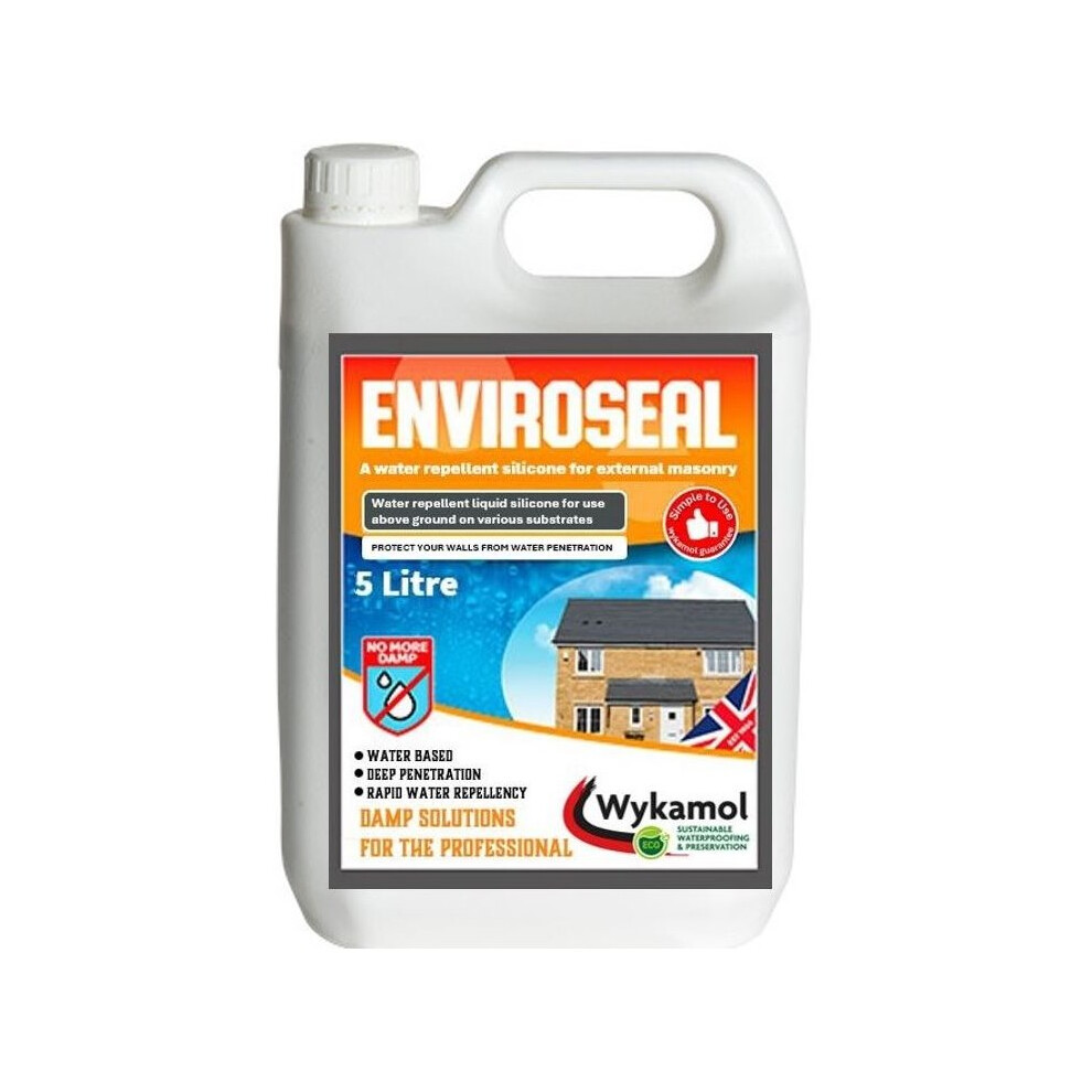 Wykamol No More Damp Enviroseal Water Repellent 5 Litre 5060207860024