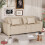 (Beige) YODOLLA 3-in-1 Sofa Bed Double Sleeper Chair Bed 6