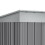 5.3 X 3.1 Ft Grey Metal Storage Shed With Anti-rust Coating 6