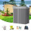 5.3 X 3.1 Ft Grey Metal Storage Shed With Anti-rust Coating 3