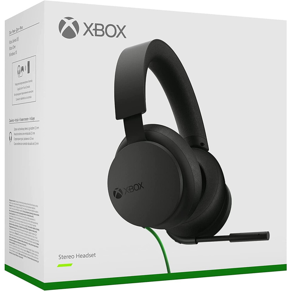 Xbox Stereo Wired Headset For Xbox Series S/X, Black