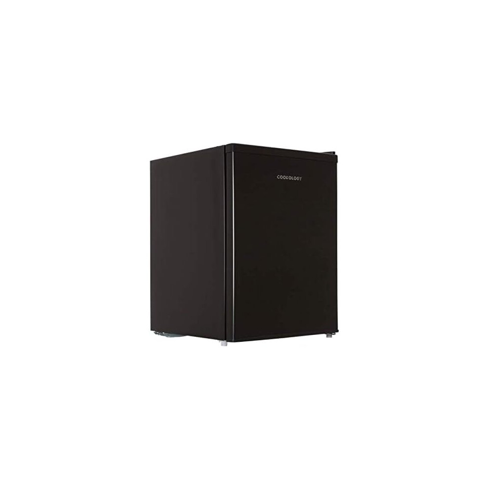Cookology MFR67BK Small Table Top Mini Fridge 67 Litre Capacity, Reversible Door, Adjustable Temperature Control and Legs with Chiller Box - In Black