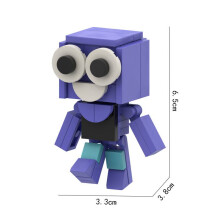 (Style J) Dandys World Roblox Building Blocks Action Figure Toy Peripheral Game Gifts