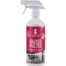 Tableau Gloss Kitchen Polish Spray 500ml - Streak-Free, Dual-Action Nozzle for Gloss Worktops, Marble & Granite
