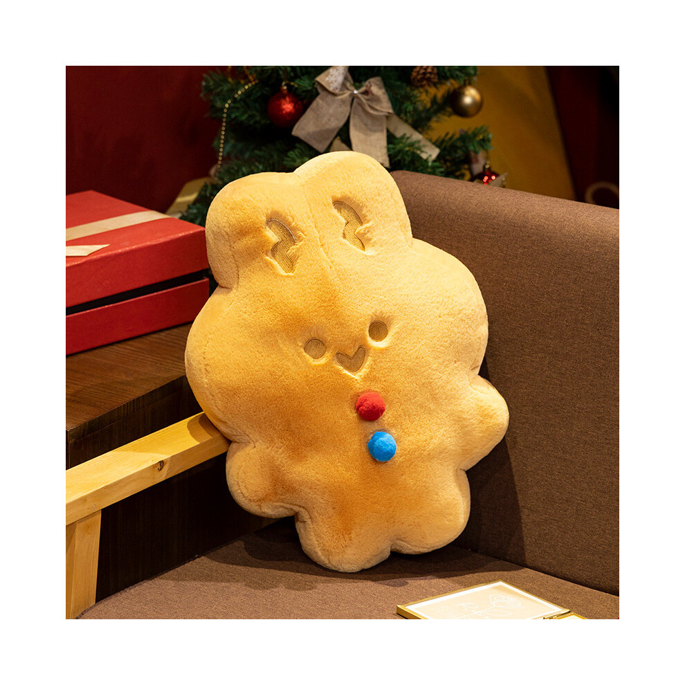 (Rabbit, 30cm/11.81in) Christmas Man Gingerbread Plush Rabbit Toy Stuffed Animal Doll Home Decor Xmas