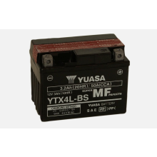YUASA YTX4L-BS, 12V 3AH FOR MOTORCYCLE, MOTORBIKE, QUAD BIKE, JET SKI