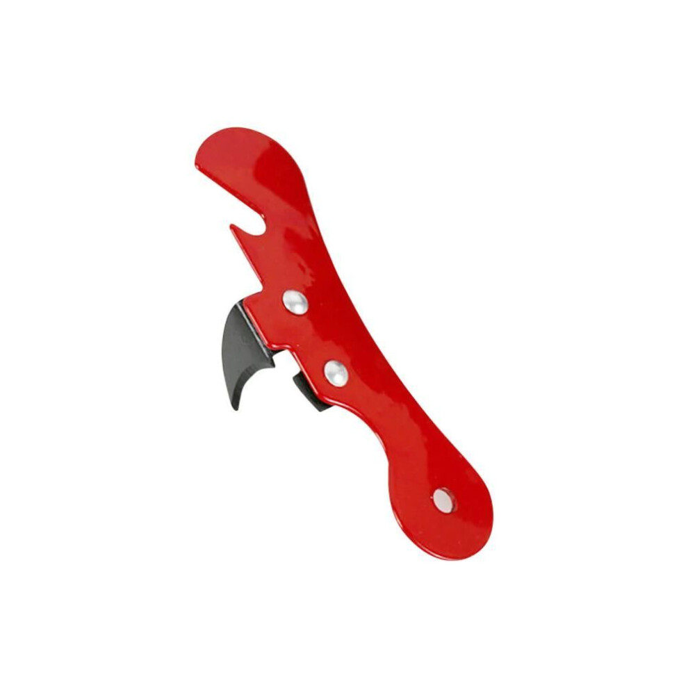 (as the picture) 1pcs Multifunctional Bottle Opener Stainless Steel Safety Side Cut Manual Can Opener Ergonomic Can Opener Can Kitchen Tools