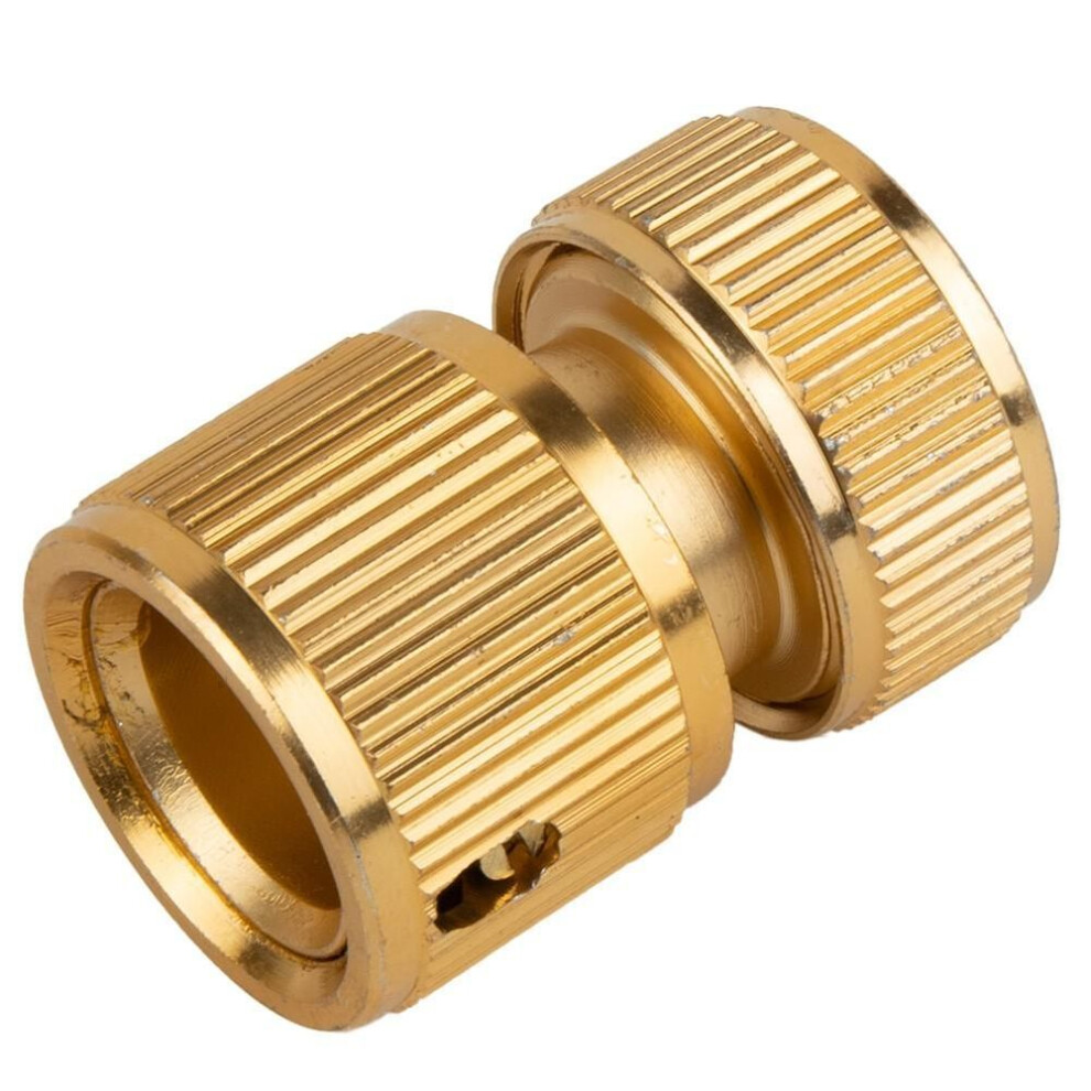 Hose Connector Garden Brass Adaptor Hose Pipe Tap Adaptor