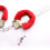 (Red) Plush Handcuffs with Keys 8