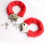 (Red) Plush Handcuffs with Keys 9