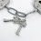 (Pink) Plush Handcuffs with Keys 3