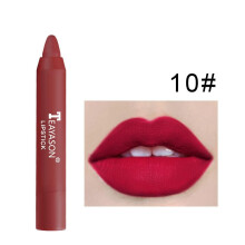 (10) TEAYASON Mist-Surface Matte Lipstick Color Moisturizing Lipcosty Lip Color Lip Glaze Rotation Red Pen Red Pen