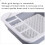 Dish Rack, Kitchen Drain Rack, Foldable Dish Rack, Tableware Storage Folding Rack, Tableware Rack Cup Holder 2