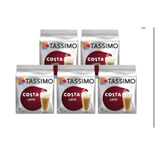 Costa Tassimo Latte Coffee Pods, 40 Servings