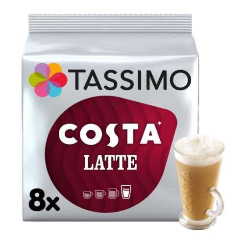 Phoenix Costa Tassimo Latte Coffee Pods, 40 Servings 1