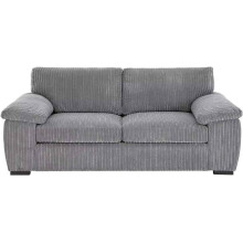 (2 Seater , Grey) Jumbo Cord Amalfi Sofa in Soft Cord Fabric