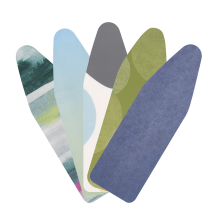 Brabantia Ironing Board Cover with 2 mm Foam - 135 x 45 cm, Cotton, Nature Assorted Colours