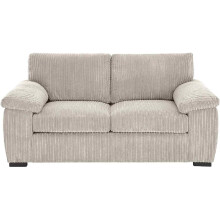 (2 Seater , Cream) Jumbo Cord Amalfi Sofa in Soft Cord Fabric