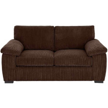 (2 Seater , Brown) Jumbo Cord Amalfi Sofa in Soft Cord Fabric