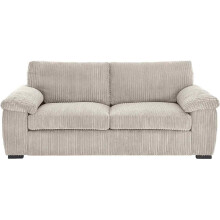 (3 Seater , Cream) Jumbo Cord Amalfi Sofa in Soft Cord Fabric