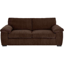 (3 Seater , Brown) Jumbo Cord Amalfi Sofa in Soft Cord Fabric
