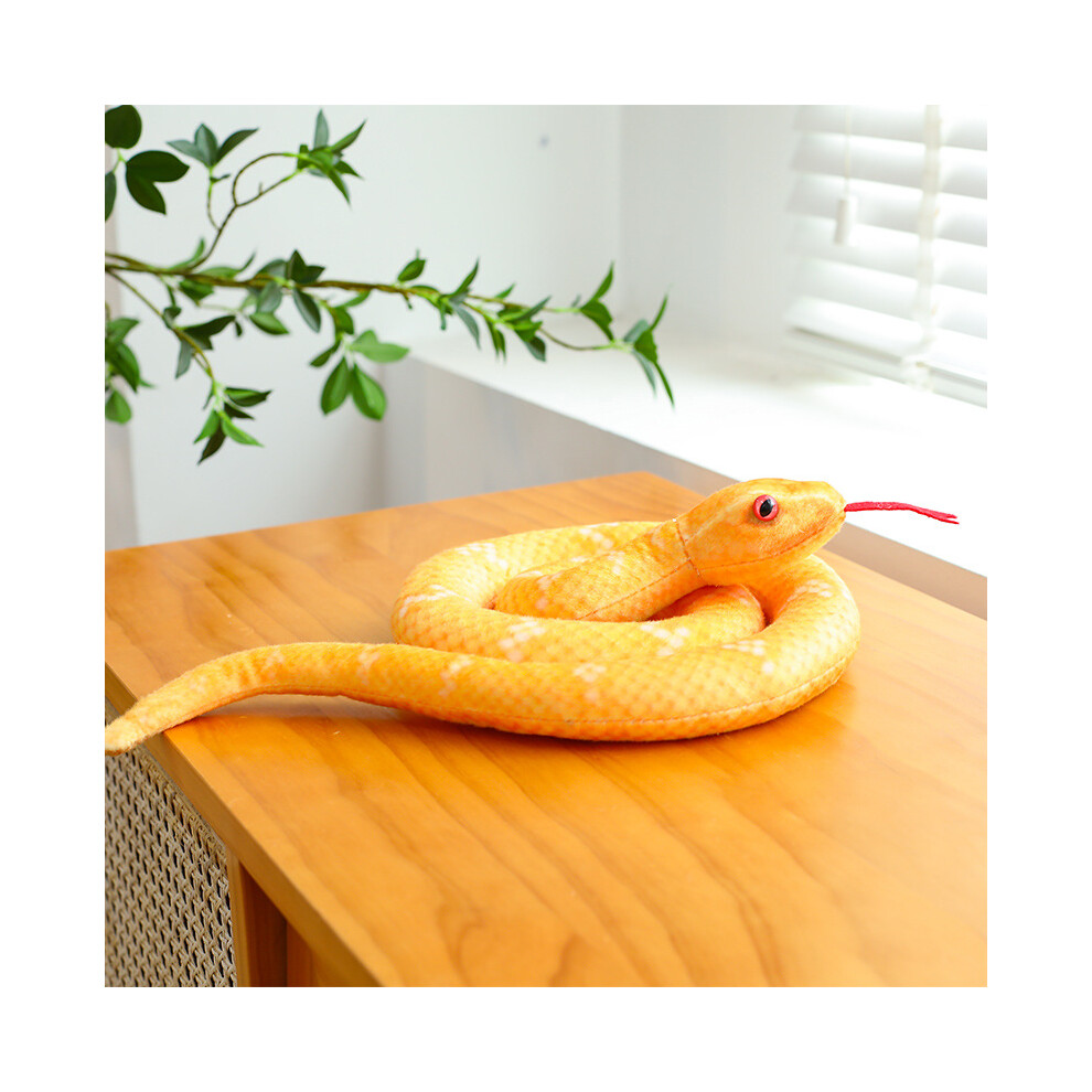 (Style B 120cm) Snakes Colorful Plush Toys Dolls Prank Showdown Children Decoration Holiday-image-OPC-PFZPSDQ-NEW