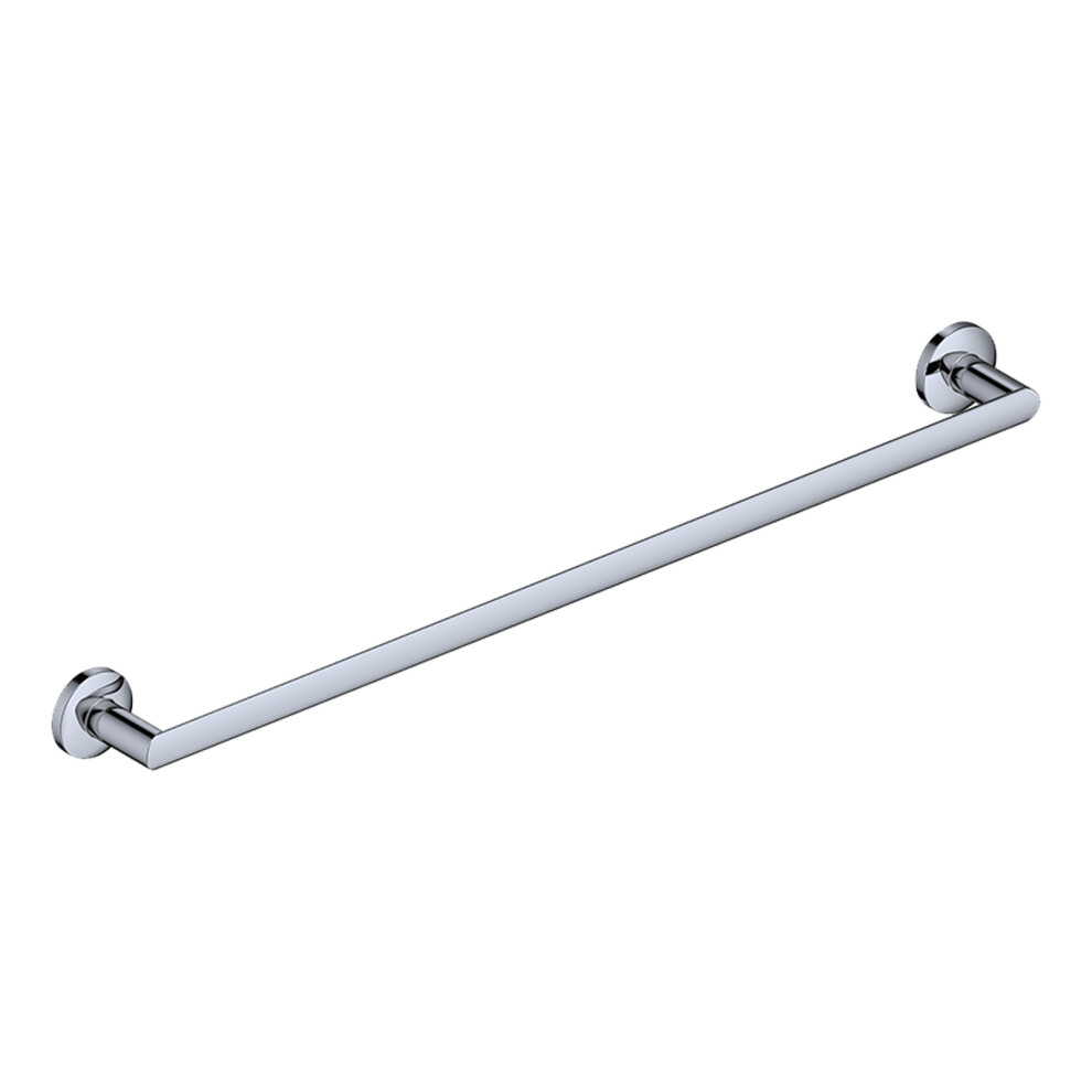 Nes Home Chrome Single Round Towel Bar Rail Holder