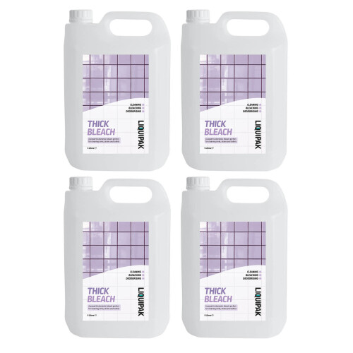 (4x5L) Thick Bleach - Household Bleach, Extra Strong