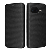 (Black) Google Pixel 9a Flip Case With Card Holder