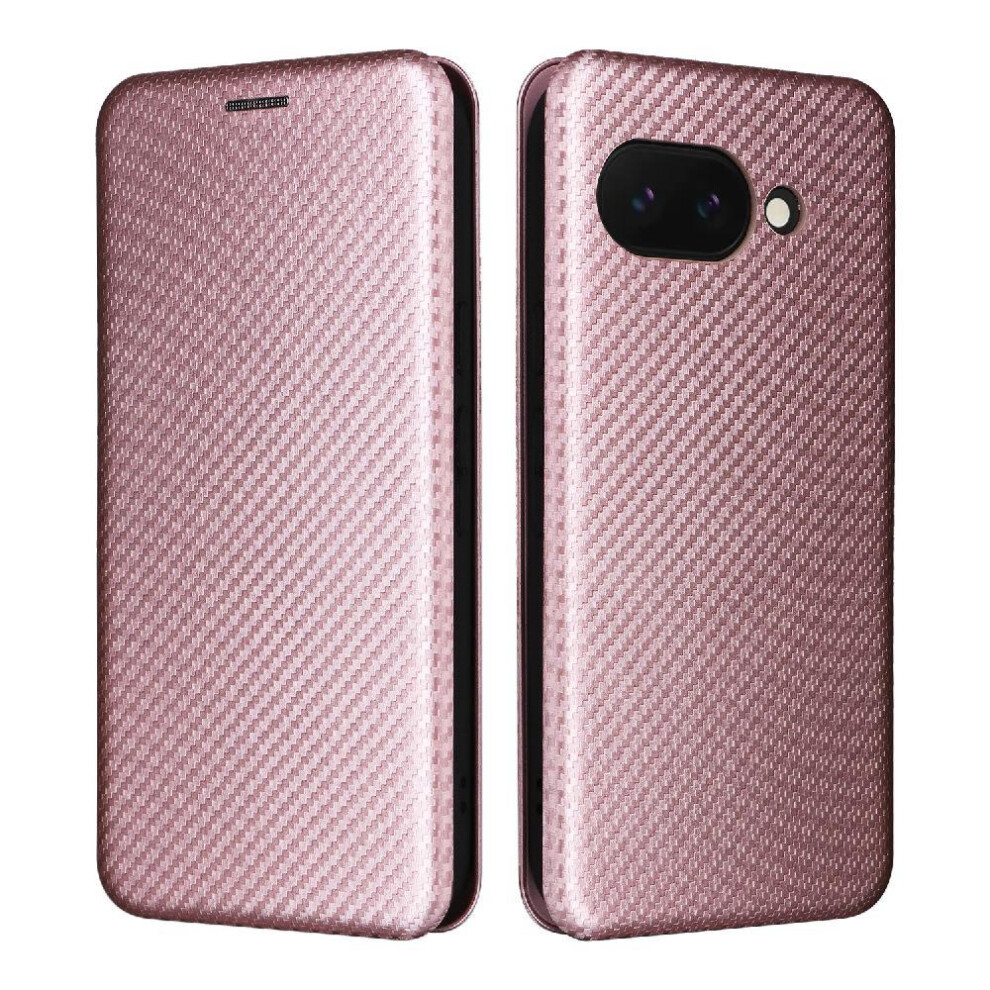 (Pink) Google Pixel 9A Flip Case With Card Holder Pink 764549365975