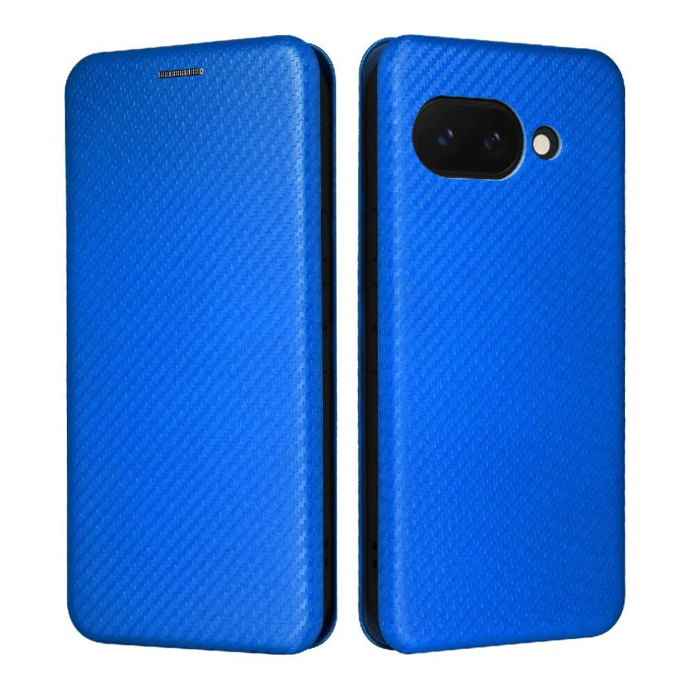(Blue) Google Pixel 9A Flip Case With Card Holder Blue 764549365951