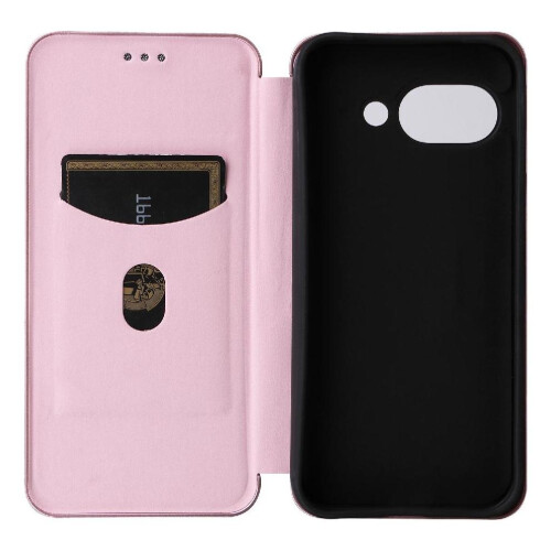 (Pink) Google Pixel 9a Flip Case With Card Holder 1
