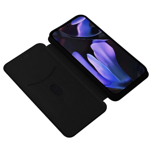 (Black) Google Pixel 9a Flip Case With Card Holder 2