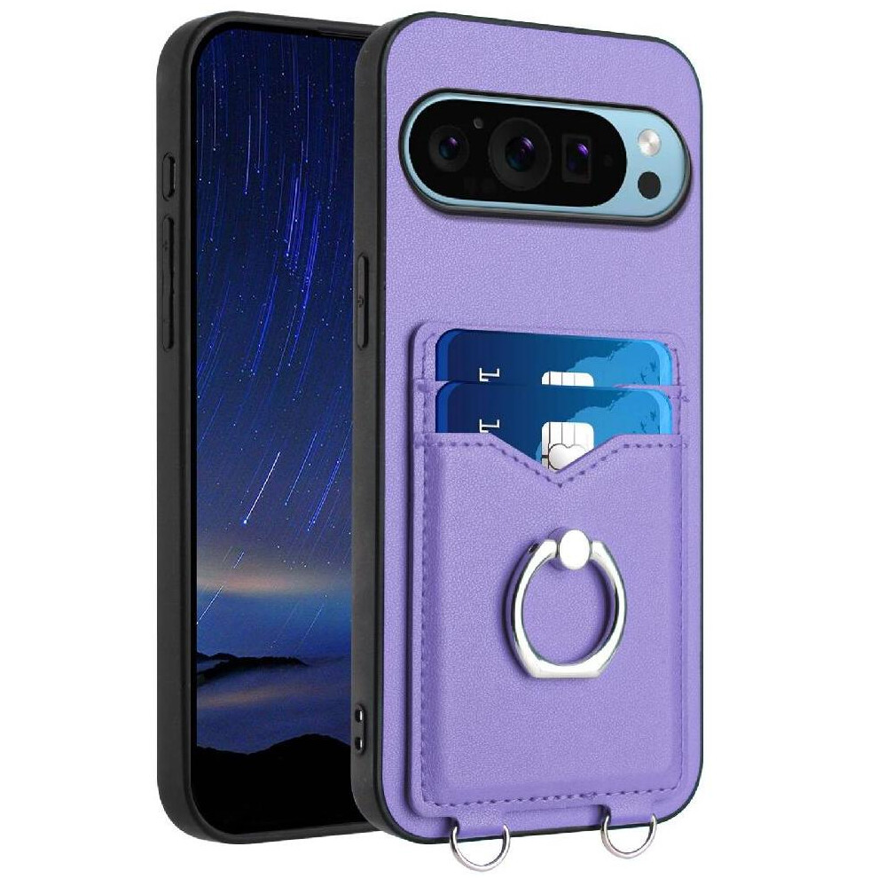 (Purple) Compatible With Google Pixel 9 Pro Case Purple 764549366163