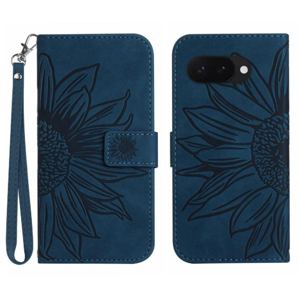(Bluish ) Case For Google Pixel 9A Flip Wallet Phone Case Green 764549367412