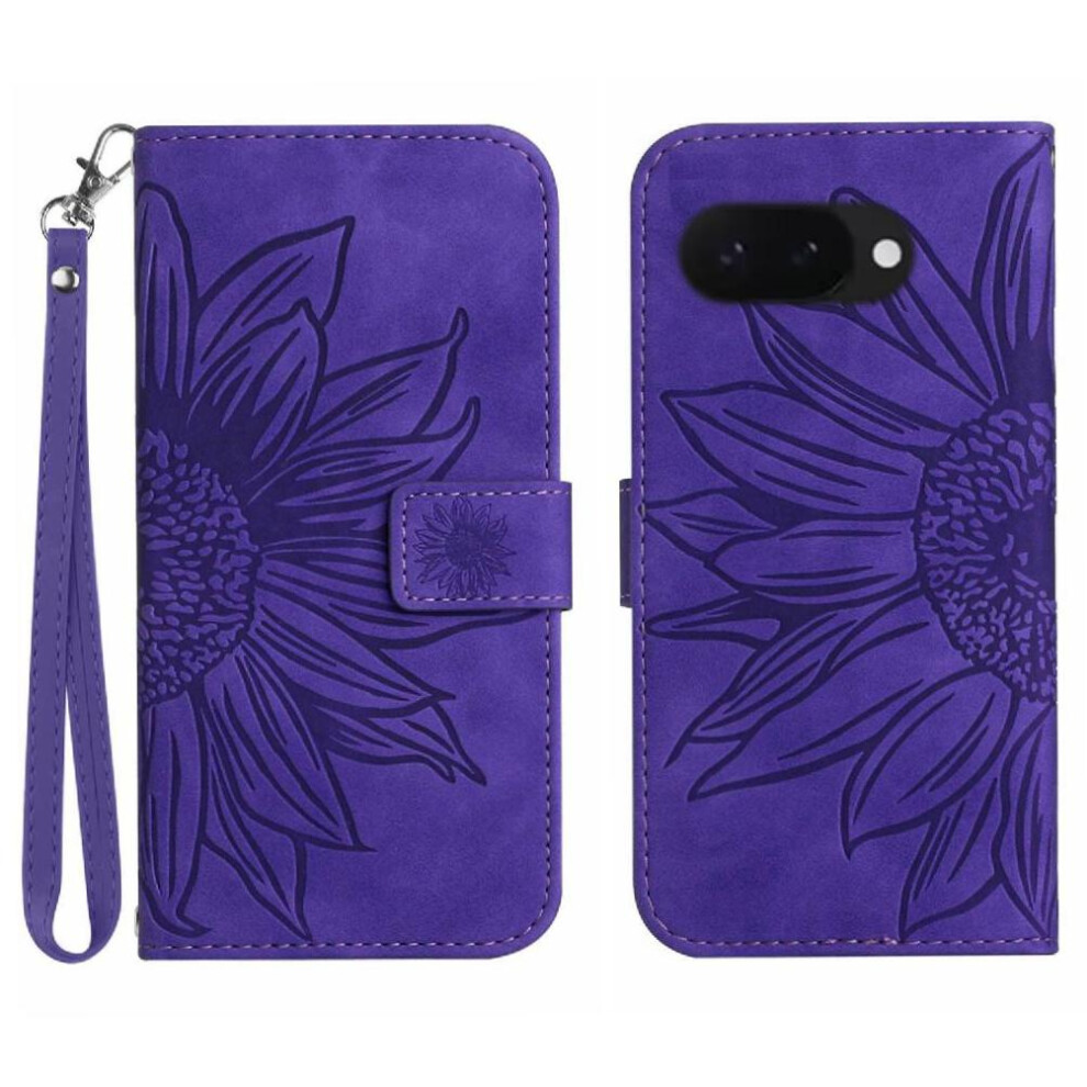 ( Violet) Case For Google Pixel 9A Flip Wallet Phone Case Dark 764549367429