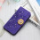 (Dark violet) Flip Case for Google Pixel 9a Flip Wallet Credit 4