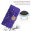 (Dark violet) Flip Case for Google Pixel 9a Flip Wallet Credit 5