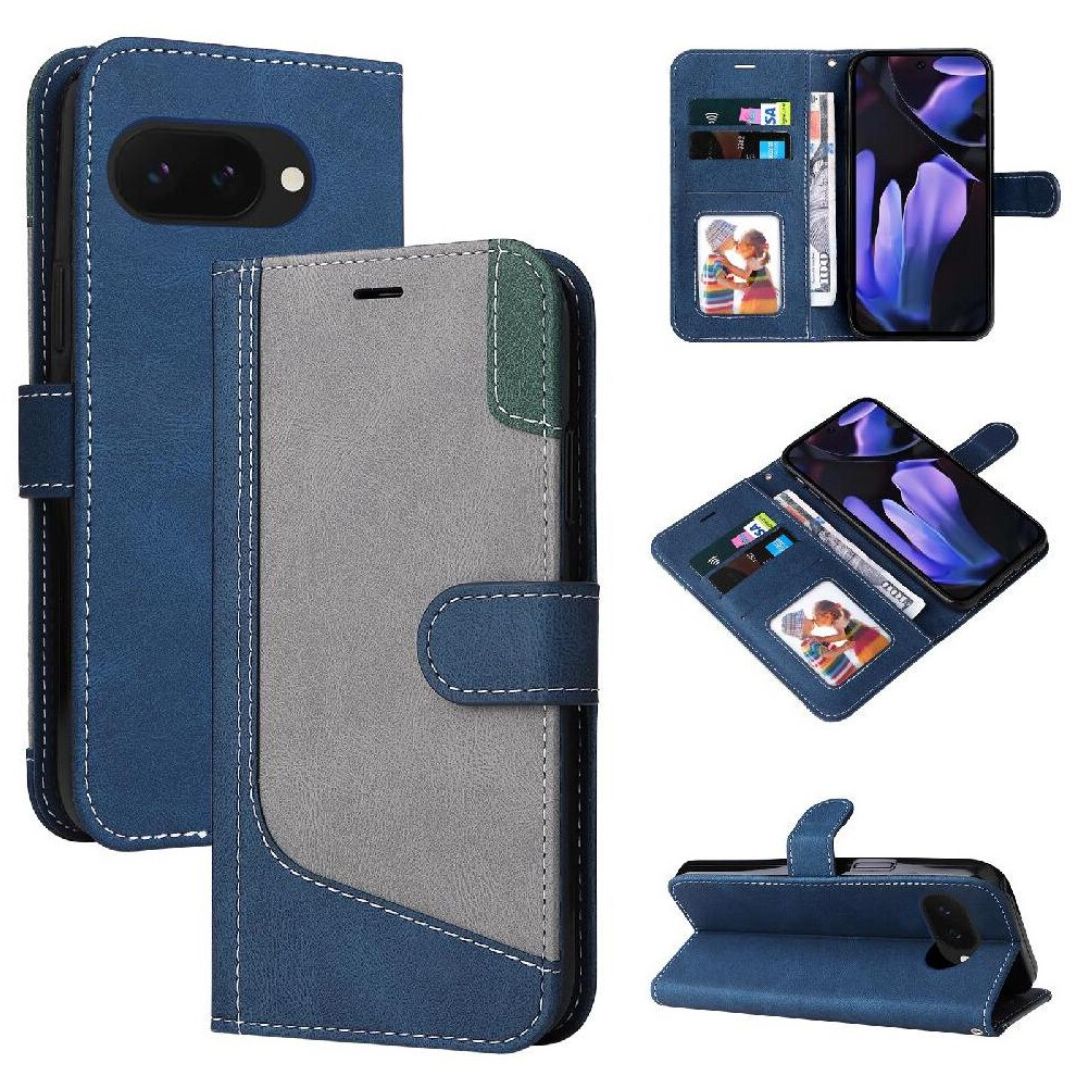 (Blue) Flip Case For Google Pixel 9A High Quality With C Blue 764549368815