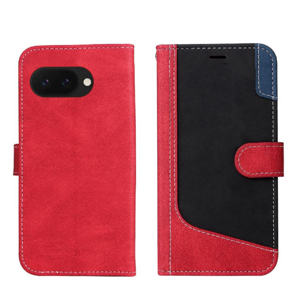 (Red) Flip Case For Google Pixel 9A High Quality With C Red 764549368822