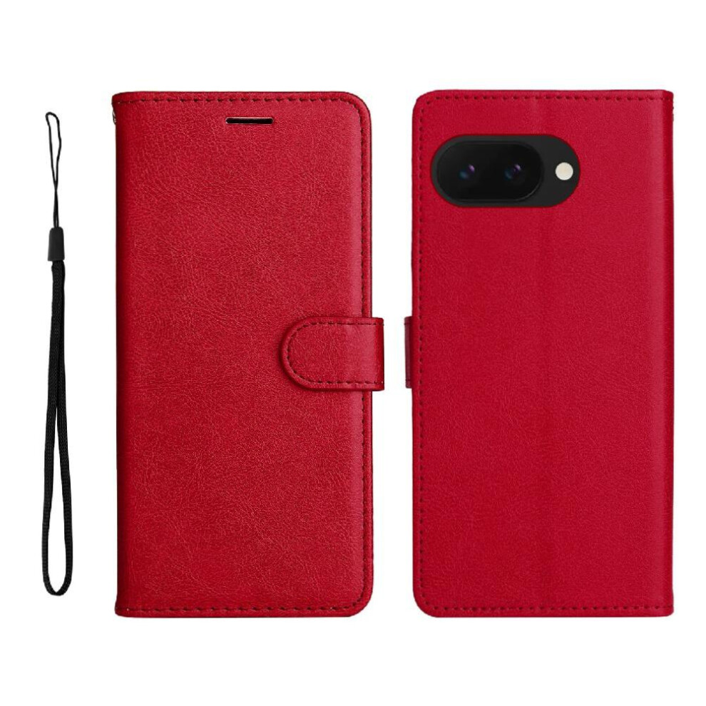 Gangxun (Red) Flip Case For Google Pixel 9A Business Wallet Pho Red