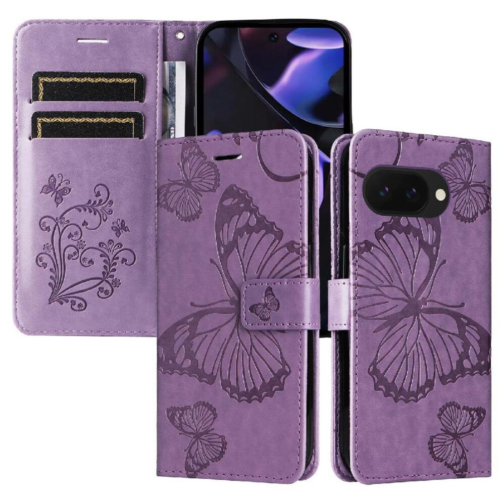 (Purple) Case For Google Pixel 9A Magnetic Cover Shockproo Purple 764549369454