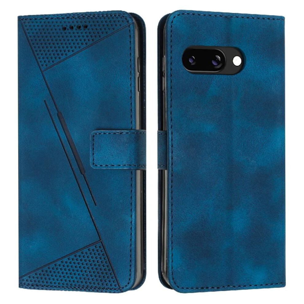 (Blue) Flip Case For Google Pixel 9A Pu Leather Wallet C Blue 764549369669