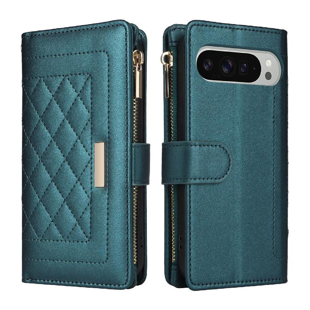 (Green) Flip Case For Google Pixel 9 Pro Xl Card Slots Wa Green 764549371471