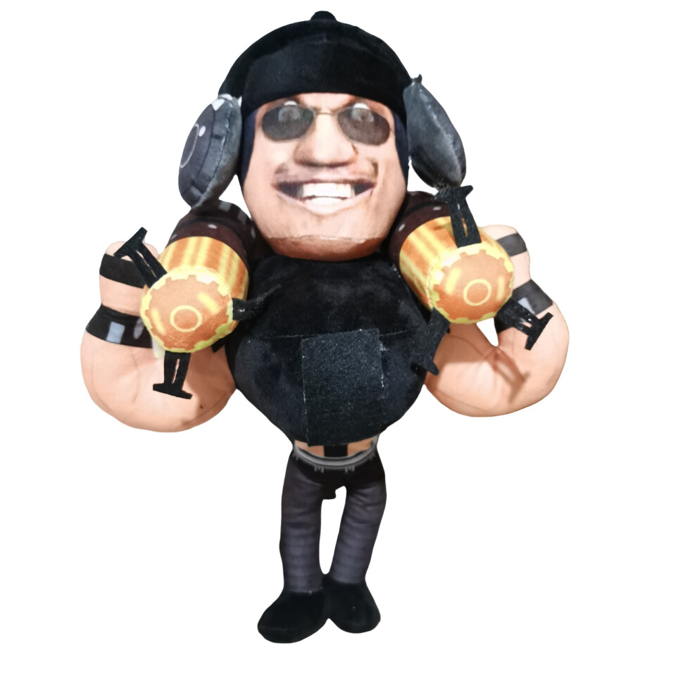 ( Black) Toilet Skibidi Cameraman Plush Toy Cartoon Stuffed Doll Room Gift Decoration Beige/Black