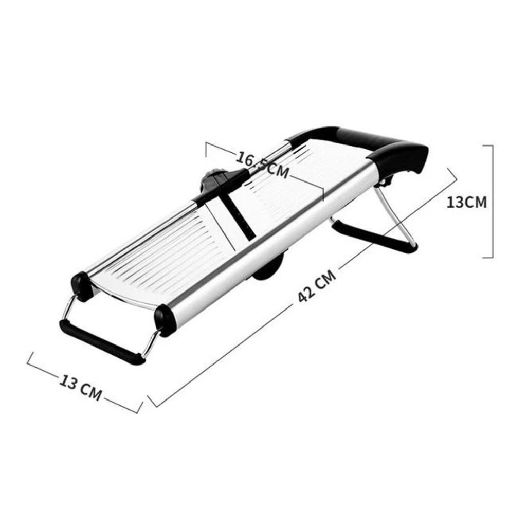 (as the picture) Adjustable Mandoline Slicer Stainless Steel Vegetable Slicer Chopper Cutter For Potato Tomato Onion Carrot