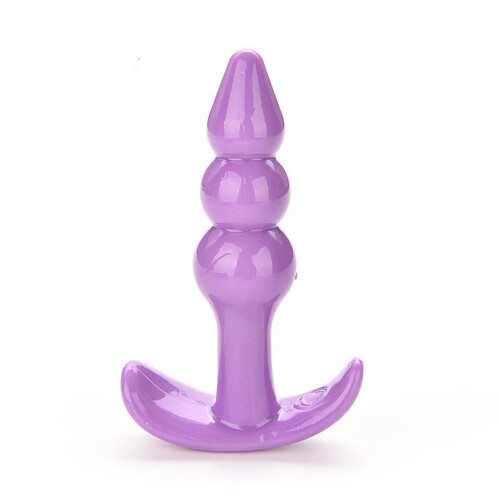 (3-bead) Beginner Soft Anal Toy Butt Plug Set 2