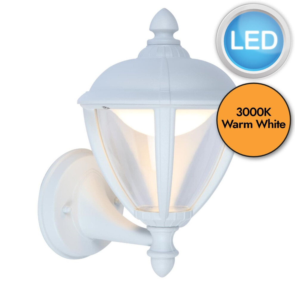 Lutec Outside Wall Lights Mains Lantern 240V Garden Outdoor Modern Victorian Lantern